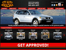 Tablet Screenshot of cityautowholesale.com